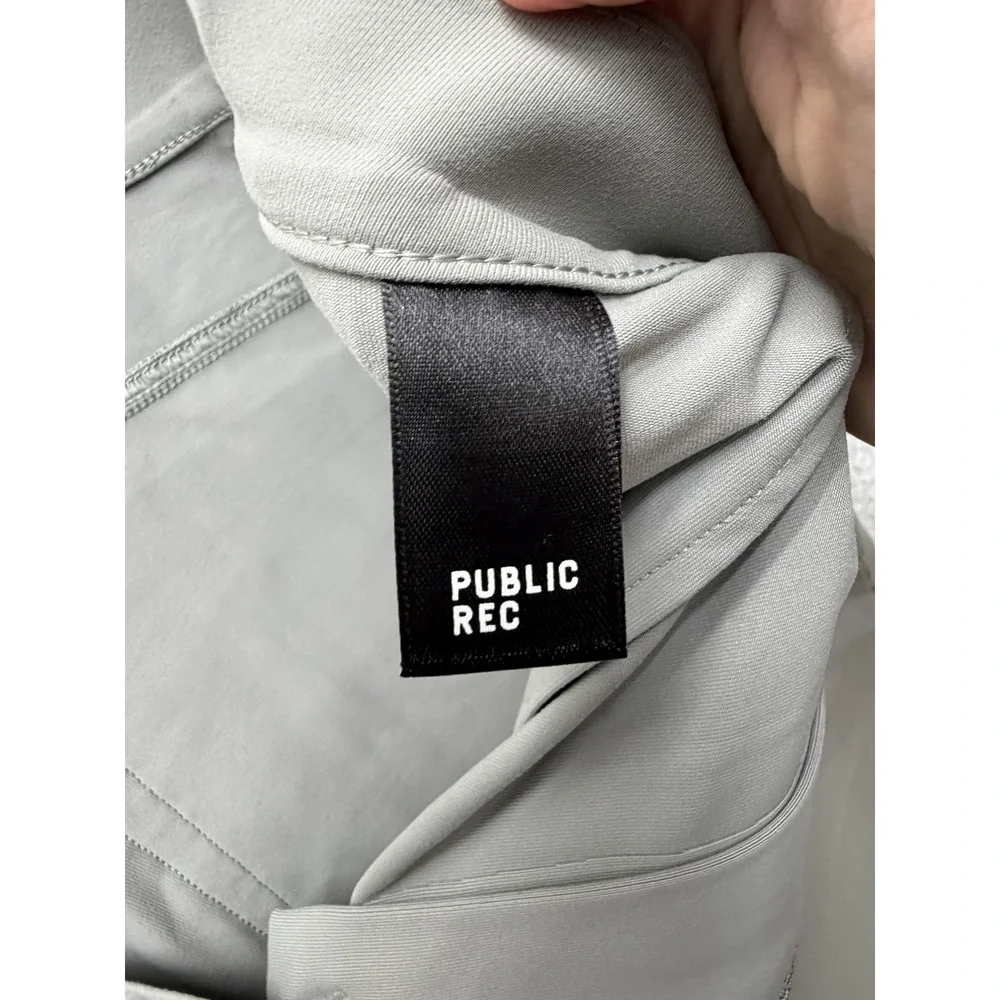 Public Rec Gamechanger Shorts Mens 40‎ Gray Chino Stretch 9 Inseam Casual Summer